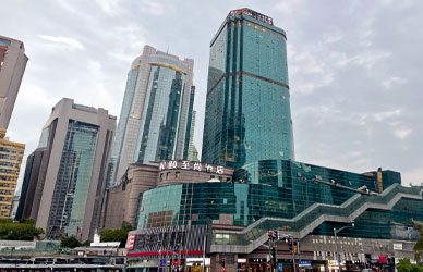 City skyline in Shanghai representing ORIS international expansion into China with new sales, engineering and production locations between 2023 and 2025.