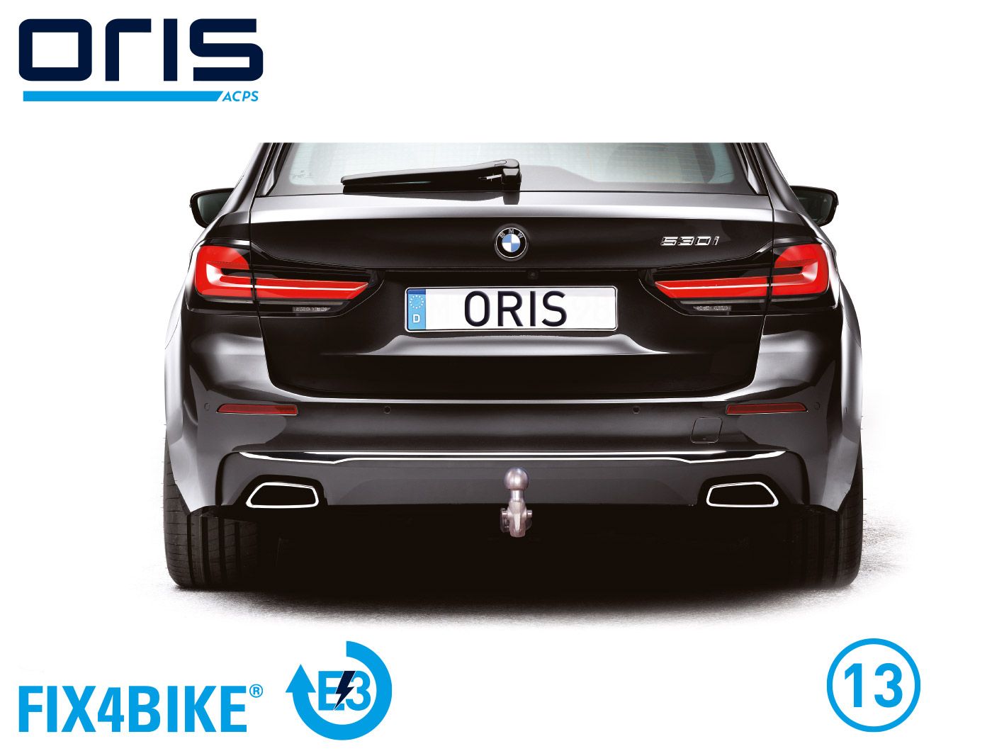 ORIS E3 FIX4BIKE® - Full Electric Swivelling Towbar | Trailer Hitch