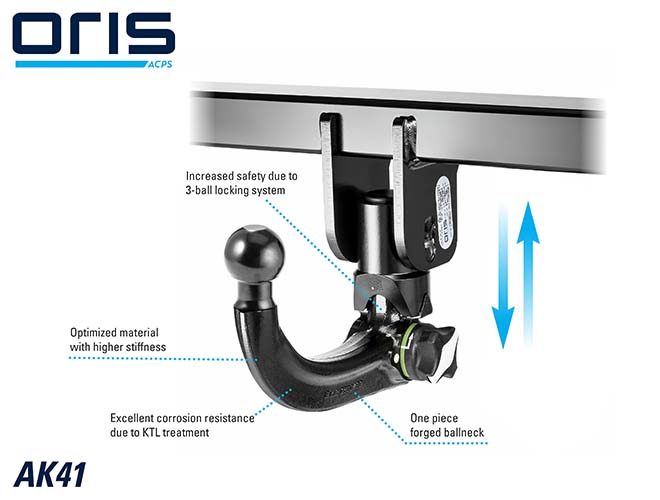 Vertical detachable towbars