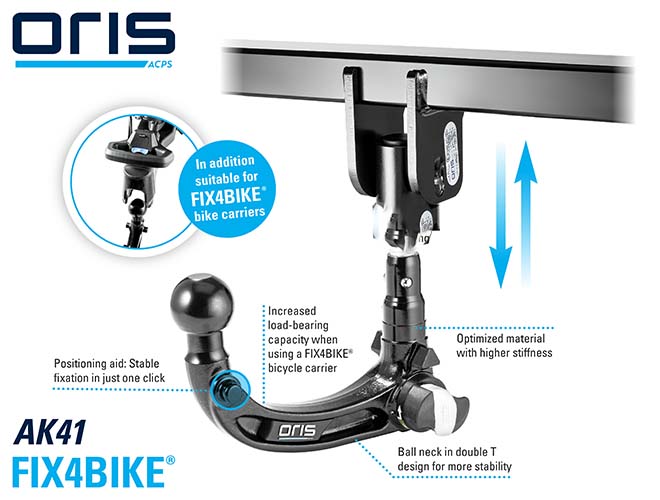 ORIS Vertical detachable towbars