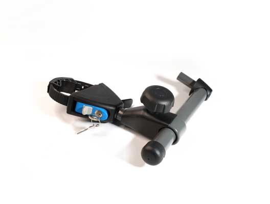 Bicycle holding arm short with strap system with key Art. no. 790-219