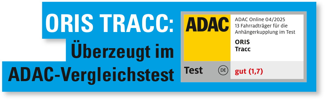 ORIS TRACC FIX4BIKE® „sehr empfehlenswert“
