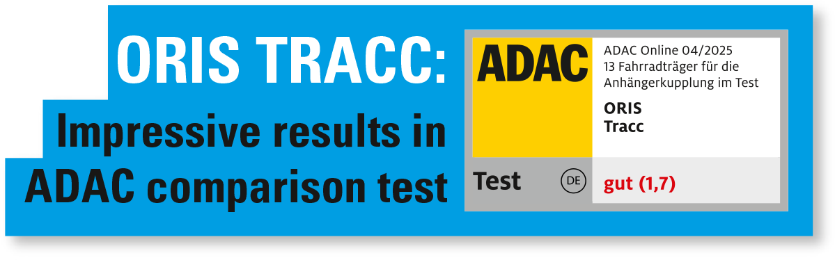 ORIS TRACC FIX4BIKE® „highly recommended“